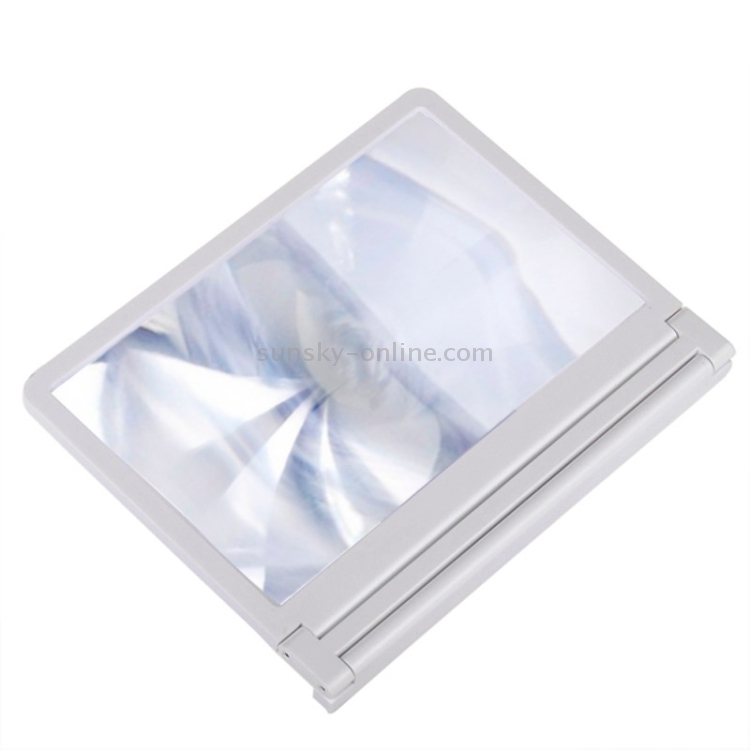 X1 8.0 inch 3X-5X Magnification Angle-Adjustable Eyeshield 3D Video Mobile Screen Magnifier, Size:18.0 cm x 14.2 cm x 1.5 cm(White) X1 8.0 inch 3X-5X Magnification Angle-Adjustable Eyeshield 3D Video Mobile Screen Magnifier, Size:18.0 cm x 14.2 cm x 1.5 cm(White)