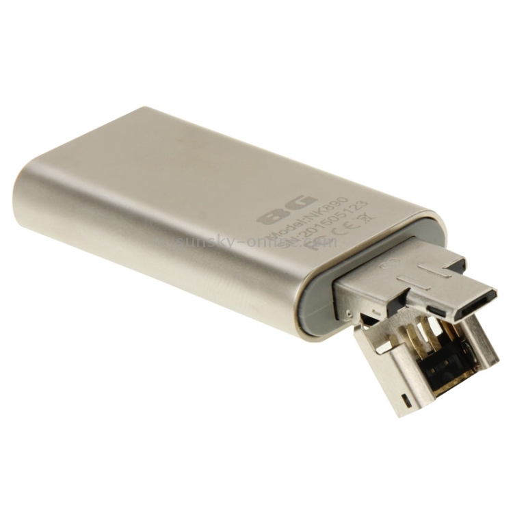 8GB 8 Pin & Micro USB Flash Drive Memory Stick 8GB 8 Pin & Micro USB Flash Drive Memory Stick