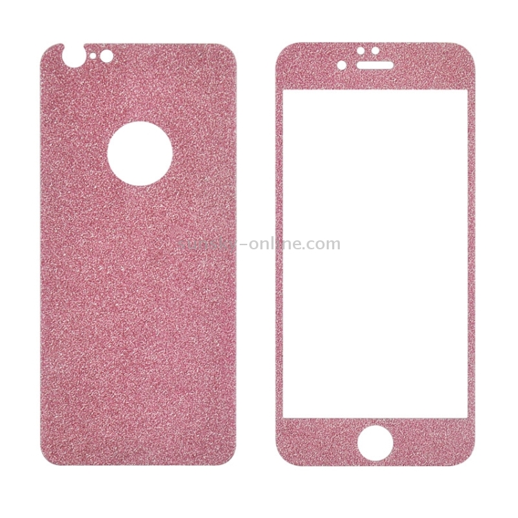 0.3mm 9H Surface Hardness Glitter Powder Front + Back Tempered Glass Film for iPhone 6 & 6s(Pink) 0.3mm 9H Surface Hardness Glitter Powder Front + Back Tempered Glass Film for iPhone 6 & 6s(Pink)
