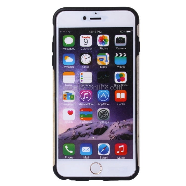 Walnut Wood Paste Skin PU Protective Case for iPhone 6 & 6s Walnut Wood Paste Skin PU Protective Case for iPhone 6 & 6s