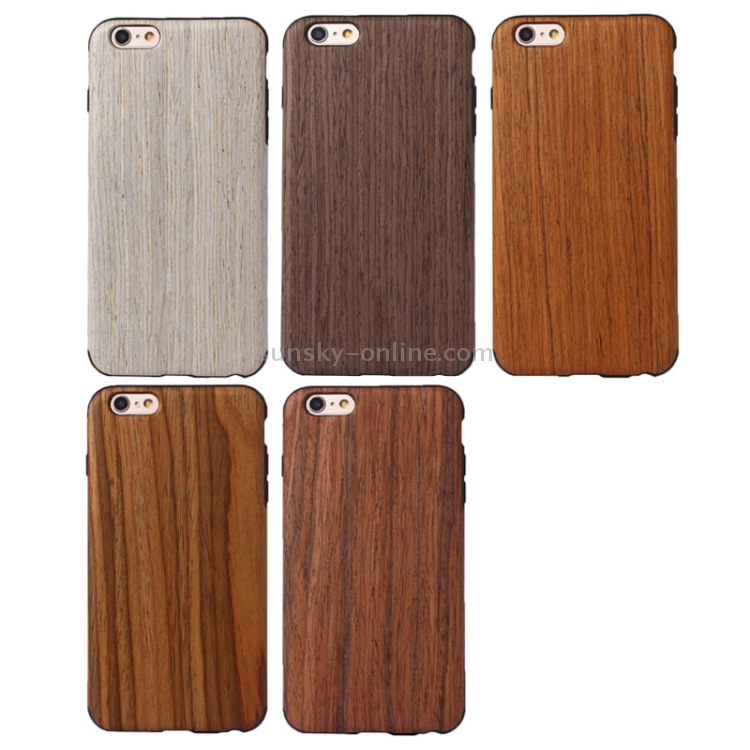 Walnut Wood Paste Skin PU Protective Case for iPhone 6 & 6s Walnut Wood Paste Skin PU Protective Case for iPhone 6 & 6s