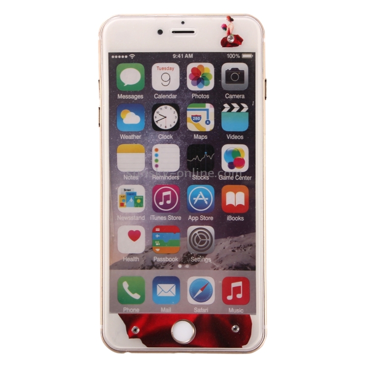 0.3mm 3D Colorized Relief Girl Pattern Diamond Encrusted Front + Back Tempered Glass Screen Protector for iPhone 6 & 6s(Red) 0.3mm 3D Colorized Relief Girl Pattern Diamond Encrusted Front + Back Tempered Glass Screen Protector for iPhone 6 & 6s(Red)