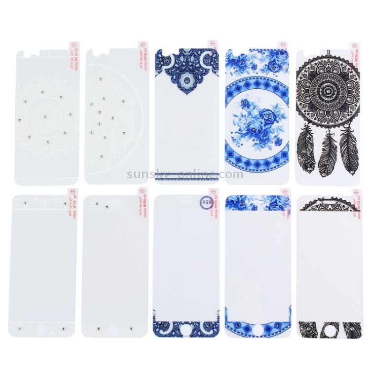 0.3mm 3D Colorized Relief Girl Pattern Diamond Encrusted Front + Back Tempered Glass Screen Protector for iPhone 6 & 6s(Red) 0.3mm 3D Colorized Relief Girl Pattern Diamond Encrusted Front + Back Tempered Glass Screen Protector for iPhone 6 & 6s(Red)