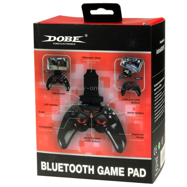 DOBE Bluetooth Game Pad with Detachable Phone Holder DOBE Bluetooth Game Pad with Detachable Phone Holder