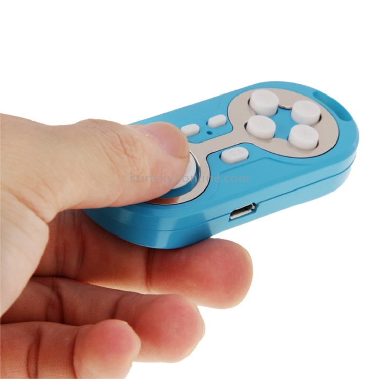 Portable Bluetooth Wireless Mini Gamepad / Remote Shutter for Android / IOS Devices(Blue) Portable Bluetooth Wireless Mini Gamepad / Remote Shutter for Android / IOS Devices(Blue)