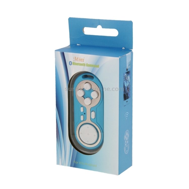 Portable Bluetooth Wireless Mini Gamepad / Remote Shutter for Android / IOS Devices(Blue) Portable Bluetooth Wireless Mini Gamepad / Remote Shutter for Android / IOS Devices(Blue)