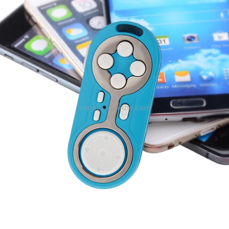 Portable Bluetooth Wireless Mini Gamepad / Remote Shutter for Android / IOS Devices(Blue) Portable Bluetooth Wireless Mini Gamepad / Remote Shutter for Android / IOS Devices(Blue)