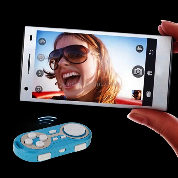 Portable Bluetooth Wireless Mini Gamepad / Remote Shutter for Android / IOS Devices(Blue) Portable Bluetooth Wireless Mini Gamepad / Remote Shutter for Android / IOS Devices(Blue)