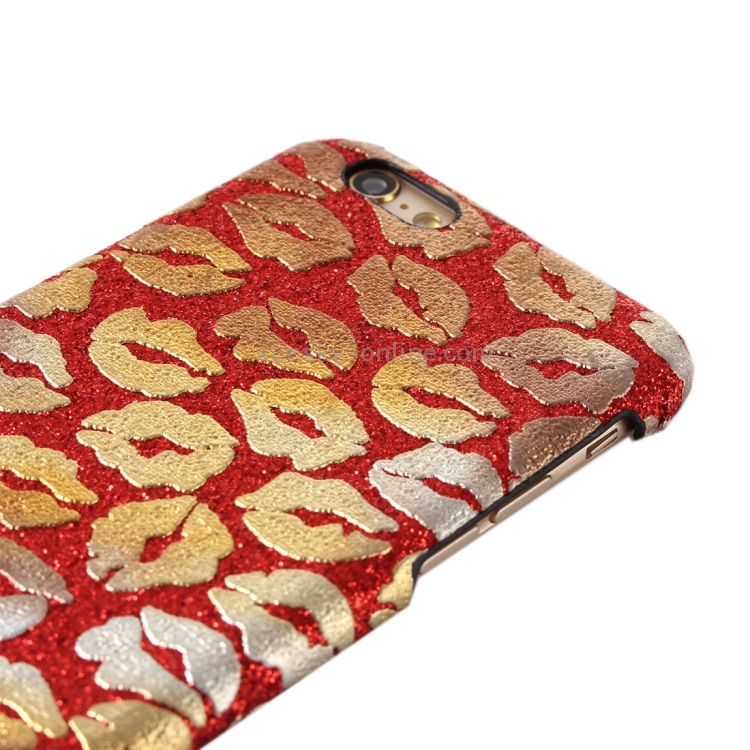 Sexy Lip Print Patterns Hard Back Cover Protective Back Case for iPhone 6 & 6s(Red)