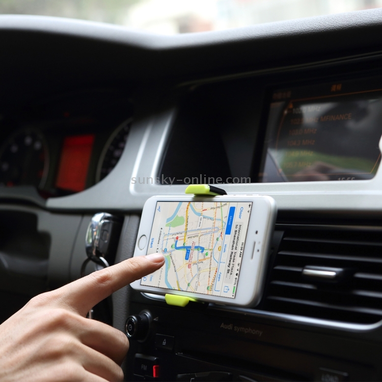 ROCK 360 Rotation Universal Vent Car Wind Mount Desktop Holder for iPhone 7 Plus / iPhone 7 / iPhone 6 & 6 Plus / Below 6 inch Smartphone(Green) ROCK 360 Rotation Universal Vent Car Wind Mount Desktop Holder for iPhone 7 Plus / iPhone 7 / iPhone 6 & 6 Plus / Below 6 inch Smartphone(Green)
