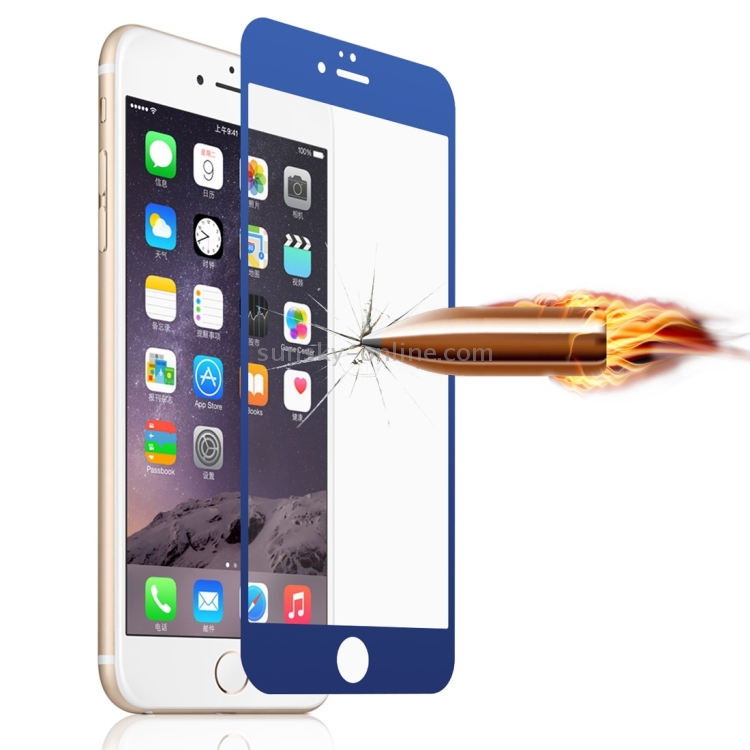 0.3mm Ultra-thin Plating Full Screen Front + Back Color Mirror Tempered Glass Screen Protector for iPhone 6 & 6s(Dark Blue) 0.3mm Ultra-thin Plating Full Screen Front + Back Color Mirror Tempered Glass Screen Protector for iPhone 6 & 6s(Dark Blue)