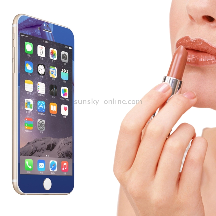 0.3mm Ultra-thin Plating Full Screen Front + Back Color Mirror Tempered Glass Screen Protector for iPhone 6 & 6s(Dark Blue) 0.3mm Ultra-thin Plating Full Screen Front + Back Color Mirror Tempered Glass Screen Protector for iPhone 6 & 6s(Dark Blue)