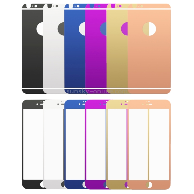 0.3mm Ultra-thin Plating Full Screen Front + Back Color Mirror Tempered Glass Screen Protector for iPhone 6 & 6s(Dark Blue) 0.3mm Ultra-thin Plating Full Screen Front + Back Color Mirror Tempered Glass Screen Protector for iPhone 6 & 6s(Dark Blue)