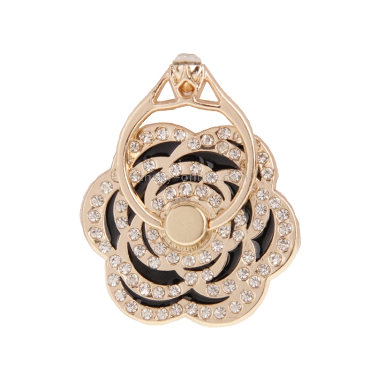 Universal Rotatable Diamond Encrusted Gold Metal Ring Holder / Car Hanging Ring Universal Rotatable Diamond Encrusted Gold Metal Ring Holder / Car Hanging Ring