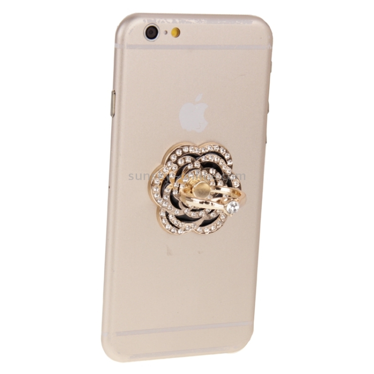Universal Rotatable Diamond Encrusted Gold Metal Ring Holder / Car Hanging Ring Universal Rotatable Diamond Encrusted Gold Metal Ring Holder / Car Hanging Ring
