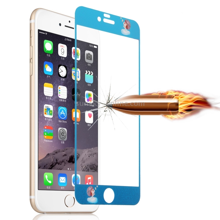 0.3mm Cartoon Girl Pattern Embossed Fluorescent Front + Back Tempered Glass Screen Protector for iPhone 6 & 6s 0.3mm Cartoon Girl Pattern Embossed Fluorescent Front + Back Tempered Glass Screen Protector for iPhone 6 & 6s