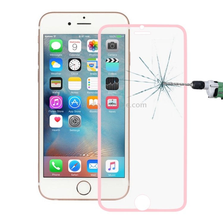 0.3mm Explosion-proof Full Screen Tempered Glass Film for iPhone 6 & 6s(Pink) 0.3mm Explosion-proof Full Screen Tempered Glass Film for iPhone 6 & 6s(Pink)