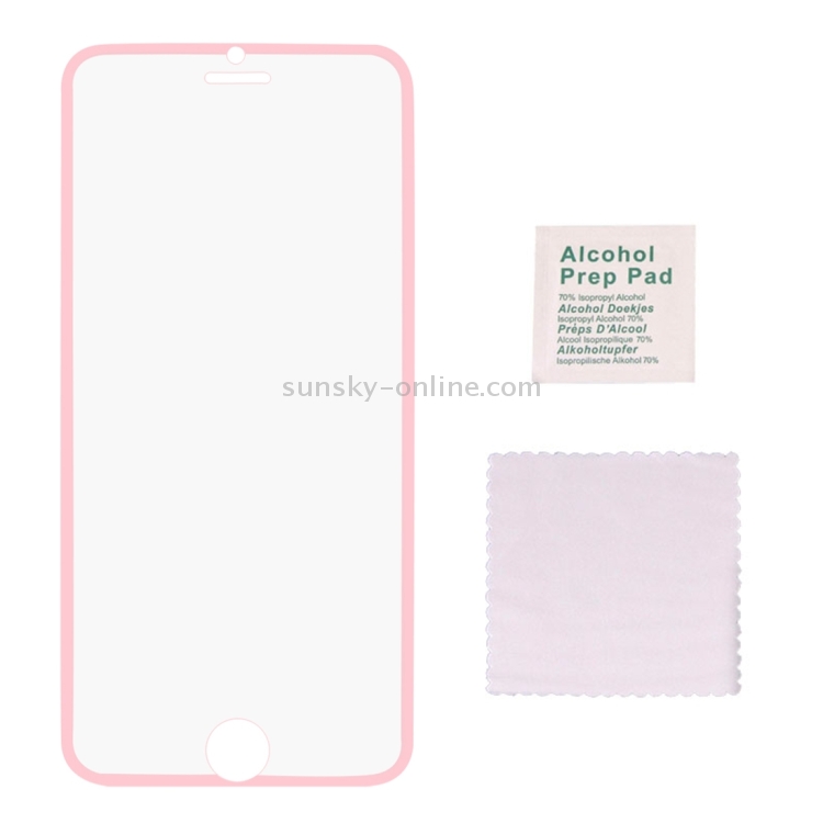 0.3mm Explosion-proof Full Screen Tempered Glass Film for iPhone 6 & 6s(Pink) 0.3mm Explosion-proof Full Screen Tempered Glass Film for iPhone 6 & 6s(Pink)
