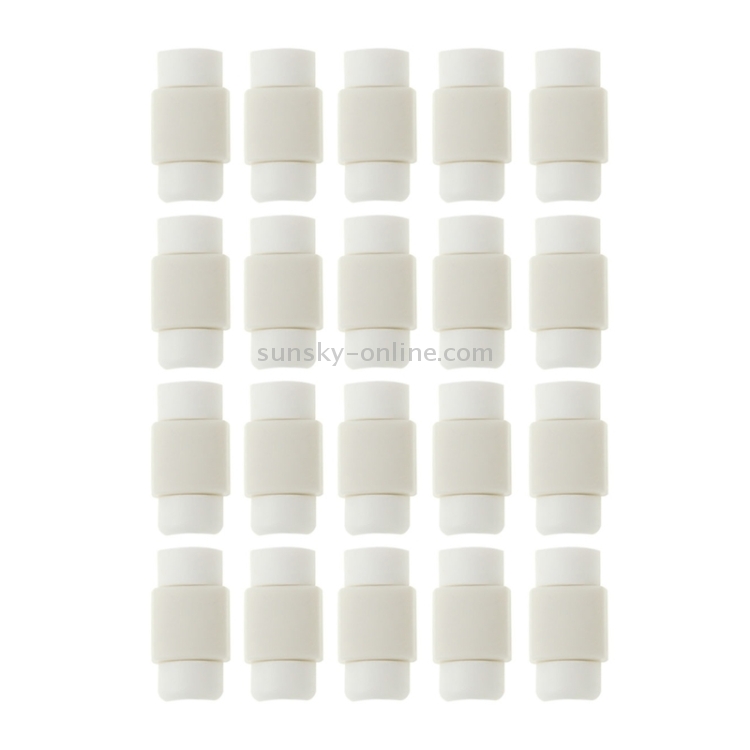 20 PCS Data / Charging Cable Protection Sets for iPhone 6 & 6 Plus Cable , iPad Air 2 & Air Cable , iPad mini 3 / 2 / 1 Cable(White) 20 PCS Data / Charging Cable Protection Sets for iPhone 6 & 6 Plus Cable , iPad Air 2 & Air Cable , iPad mini 3 / 2 / 1 Cable(White)
