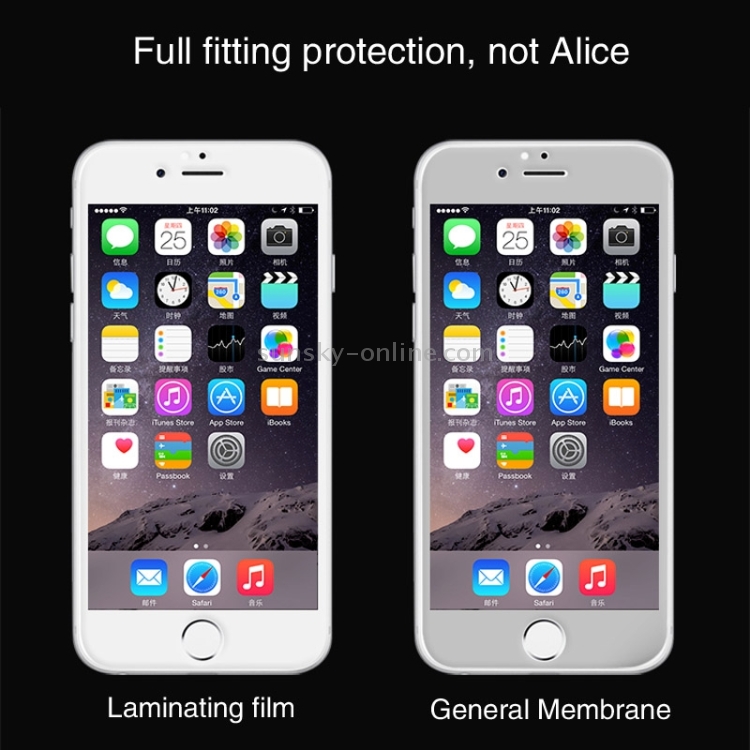 Baseus Ultrathin 0.2mm Silk-screen Explosion-proof Full Screen Tempered Glass Film for iPhone 6(White) Baseus Ultrathin 0.2mm Silk-screen Explosion-proof Full Screen Tempered Glass Film for iPhone 6(White)