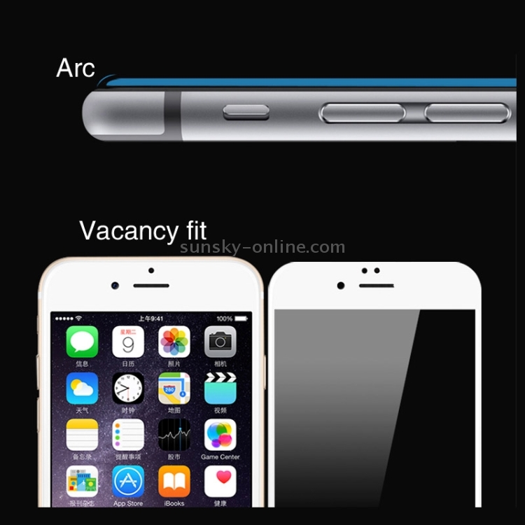 Baseus Ultrathin 0.2mm Silk-screen Explosion-proof Full Screen Tempered Glass Film for iPhone 6(White) Baseus Ultrathin 0.2mm Silk-screen Explosion-proof Full Screen Tempered Glass Film for iPhone 6(White)