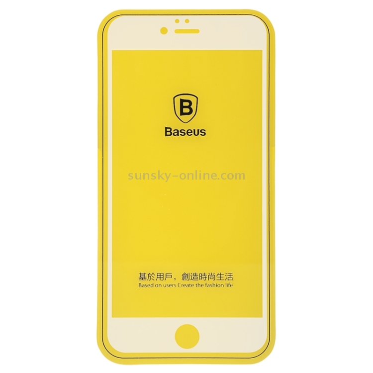 Baseus Ultrathin 0.2mm Silk-screen Explosion-proof Full Screen Tempered Glass Film for iPhone 6(White) Baseus Ultrathin 0.2mm Silk-screen Explosion-proof Full Screen Tempered Glass Film for iPhone 6(White)