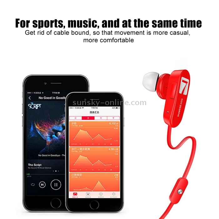 7 DON SCORPIO SMUSHROOM Bluetooth Stereo Sport in-ear Earphone with Mic(Blue) 7 DON SCORPIO SMUSHROOM Bluetooth Stereo Sport in-ear Earphone with Mic(Blue)
