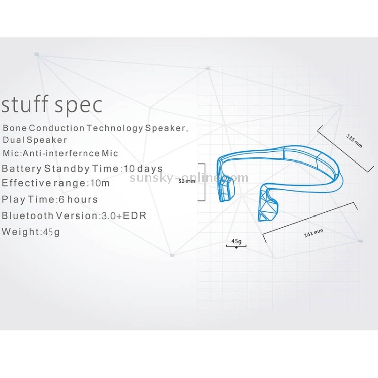 DIGICare Ear Hook Bone Conduction Bluetooth 3.0 Sports Headphone Headset with Mic, Support NFC / HiFi Sound / Calling Function(White) DIGICare Ear Hook Bone Conduction Bluetooth 3.0 Sports Headphone Headset with Mic, Support NFC / HiFi Sound / Calling Function(White)
