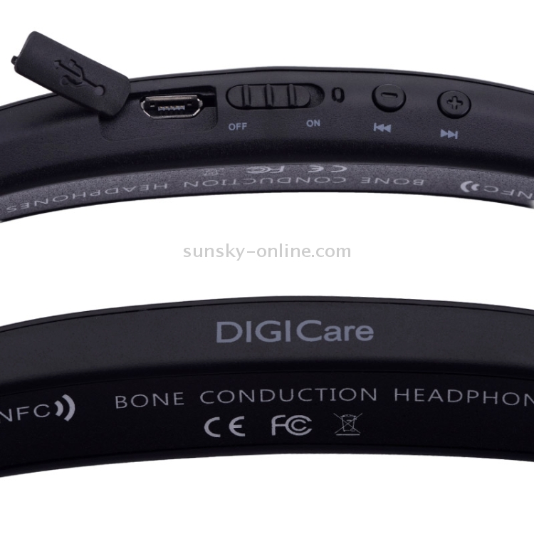 DIGICare Ear Hook Bone Conduction Bluetooth 3.0 Sports Headphone Headset with Mic, Support NFC / HiFi Sound / Calling Function(White) DIGICare Ear Hook Bone Conduction Bluetooth 3.0 Sports Headphone Headset with Mic, Support NFC / HiFi Sound / Calling Function(White)
