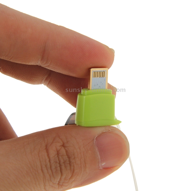 Micro USB to 8pin Connector Converter Adapter with Sling for iPhone 6 Plus / 6s Plus / 6 / 6s / 5 / 5S / 5C(Green) Micro USB to 8pin Connector Converter Adapter with Sling for iPhone 6 Plus / 6s Plus / 6 / 6s / 5 / 5S / 5C(Green)
