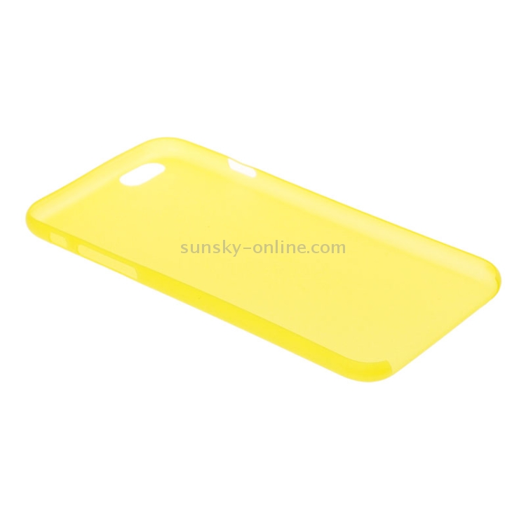 0.3mm Ultra-thin Polycarbonate Material PC Protection Shell for iPhone 6 Plus, Transparent Version / Matte Edition(Yellow) 0.3mm Ultra-thin Polycarbonate Material PC Protection Shell for iPhone 6 Plus, Transparent Version / Matte Edition(Yellow)