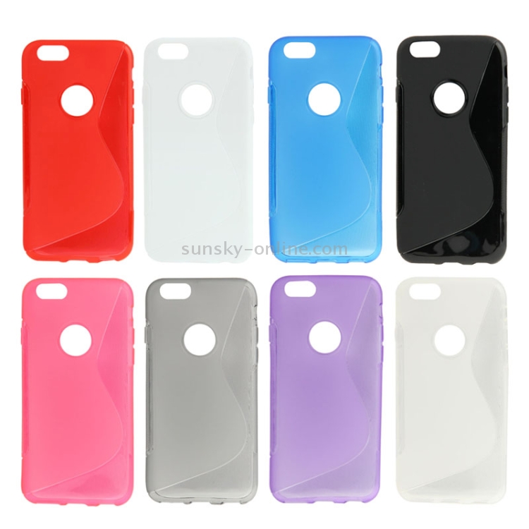 S Line Anti-skid Frosted TPU Protective Case for iPhone 6 Plus(Grey) S Line Anti-skid Frosted TPU Protective Case for iPhone 6 Plus(Grey)