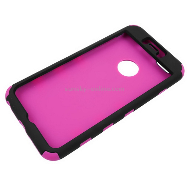 Silicone + Hard Plastic Combination Case for iPhone 6 Plus & 6S Plus(Magenta) Silicone + Hard Plastic Combination Case for iPhone 6 Plus & 6S Plus(Magenta)