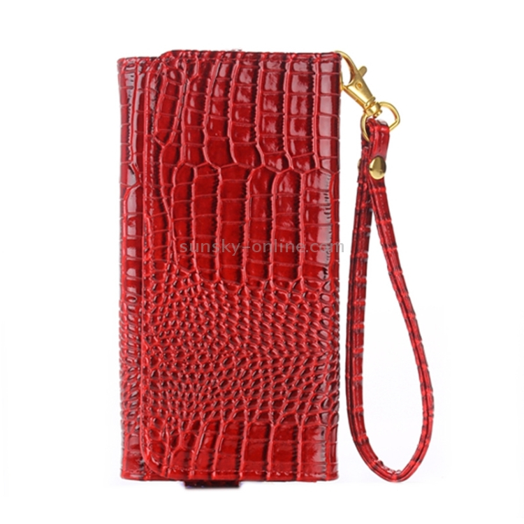 Universal Crocodile Texture Leather Case with Card Slots & Wallet & Lanyard for iPhone 6 Plus & 6S Plus / 6 / 5 / 5S / 5C / Galaxy / S 5 / S IV / i9500(Red) Universal Crocodile Texture Leather Case with Card Slots & Wallet & Lanyard for iPhone 6 Plus & 6S Plus / 6 / 5 / 5S / 5C / Galaxy / S 5 / S IV / i9500(Red)