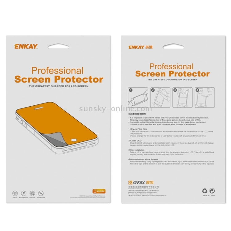 ENKAY HD Front + Back Screen Protector for iPhone 6 Plus & 6S Plus ENKAY HD Front + Back Screen Protector for iPhone 6 Plus & 6S Plus