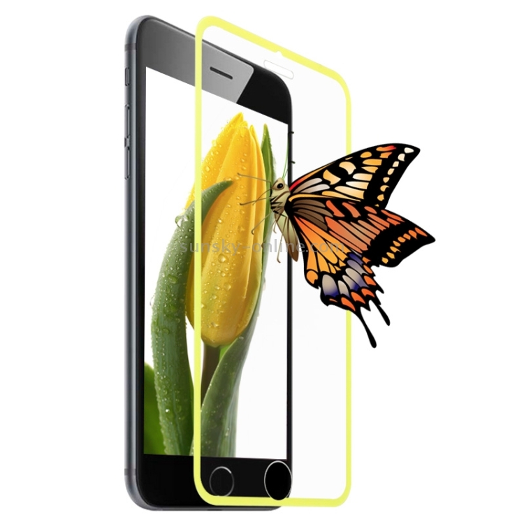 0.3mm Dustproof Explosion-proof Full Screen Narrow Bezel Tempered Glass Film for iPhone 6 Plus(Yellow) 0.3mm Dustproof Explosion-proof Full Screen Narrow Bezel Tempered Glass Film for iPhone 6 Plus(Yellow)