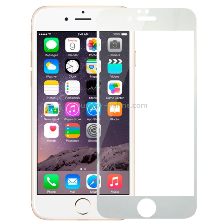 0.3mm Plating Explosion-proof Full Screen Tempered Glass Film for iPhone 6 Plus(Silver) 0.3mm Plating Explosion-proof Full Screen Tempered Glass Film for iPhone 6 Plus(Silver)