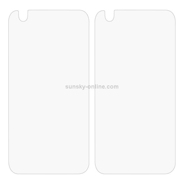 2 PCS for iPhone 6 Plus & 6s Plus 0.26mm 9H Surface Hardness 2.5D Explosion-proof Back Tempered Glass Film