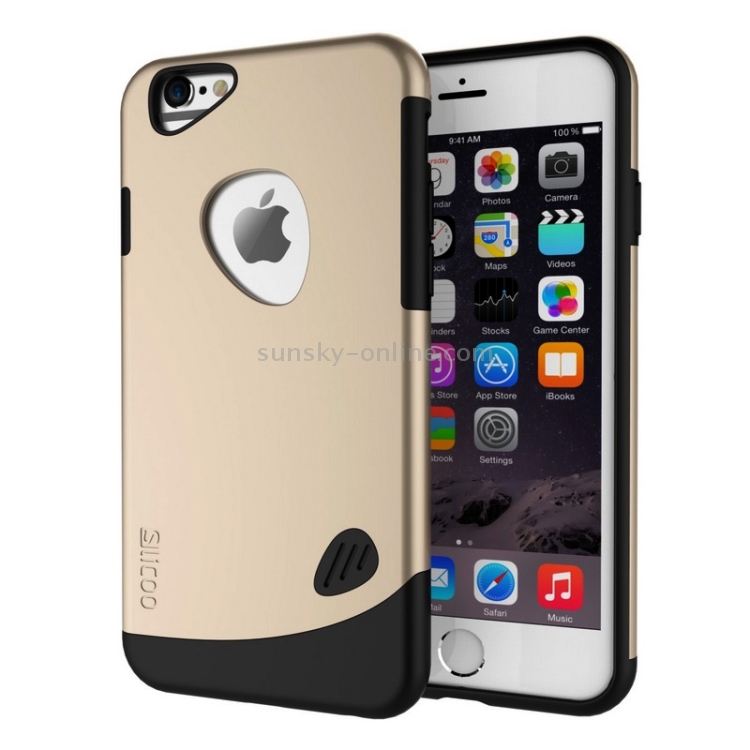 SLiCOO Cobblestone PC + TPU Combination Case for iPhone 6 Plus & 6S Plus(Gold) SLiCOO Cobblestone PC + TPU Combination Case for iPhone 6 Plus & 6S Plus(Gold)