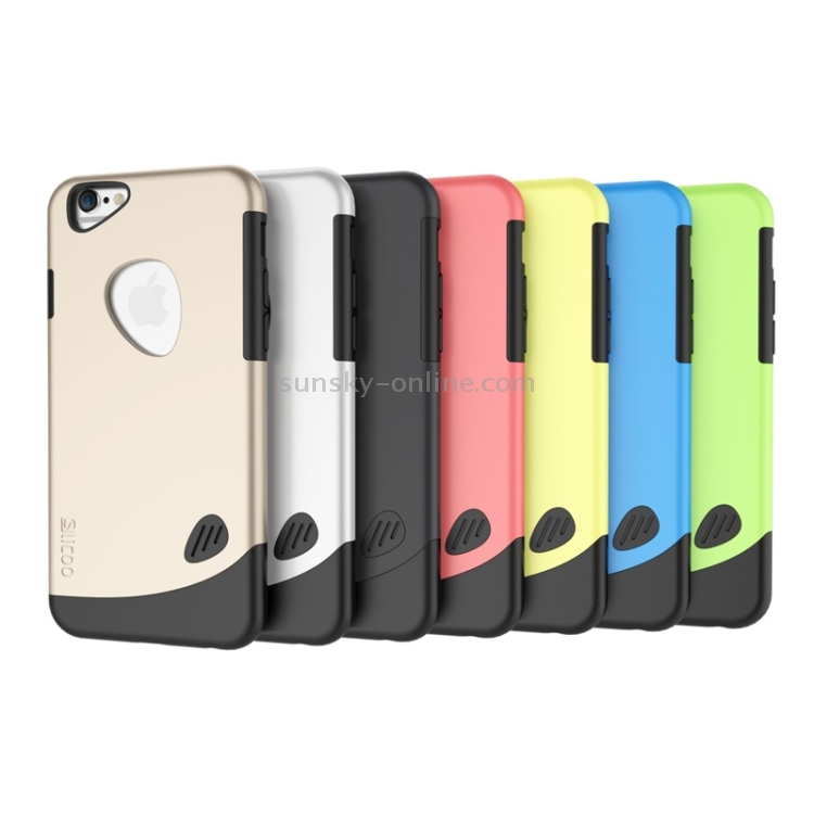 SLiCOO Cobblestone PC + TPU Combination Case for iPhone 6 Plus & 6S Plus(Gold) SLiCOO Cobblestone PC + TPU Combination Case for iPhone 6 Plus & 6S Plus(Gold)