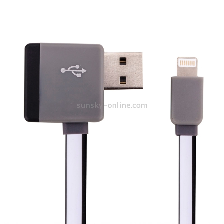 Elbow 8pin to USB 2.0 Data / Charger Cable for iPhone 6 & 6 Plus / iPhone 5 & 5S & 5C / iPad Air 2 & Air / iPad mini 3 & mini 2 & mini / iPod, Length: 1.02m(Black) Elbow 8pin to USB 2.0 Data / Charger Cable for iPhone 6 & 6 Plus / iPhone 5 & 5S & 5C / iPad Air 2 & Air / iPad mini 3 & mini 2 & mini / iPod, Length: 1.02m(Black)