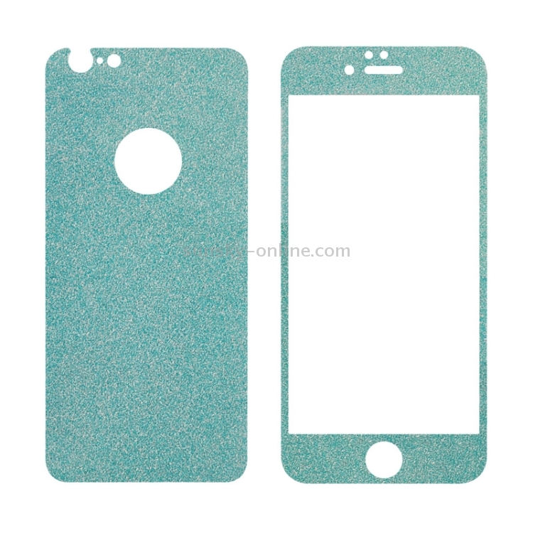 0.3mm 9H Surface Hardness Glitter Powder Front + Back Tempered Glass Film for iPhone 6 Plus & 6s Plus(Blue) 0.3mm 9H Surface Hardness Glitter Powder Front + Back Tempered Glass Film for iPhone 6 Plus & 6s Plus(Blue)