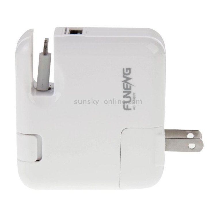 5V 1A 1m Retractable 8 Pin + USB 2.0 Charger Adapter 5V 1A 1m Retractable 8 Pin + USB 2.0 Charger Adapter