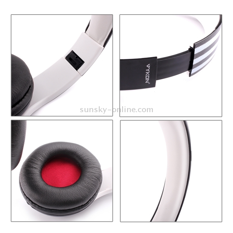OVLENG VYKON MQ81 3.5mm Head-Band Universal Stereo Wired Headset for iPhone 6 & 6 Plus & 5 & 4, Galaxy S6 / S5 / Note 5 / Note 5 Edge, PC, Computer, Game Machine(Black)