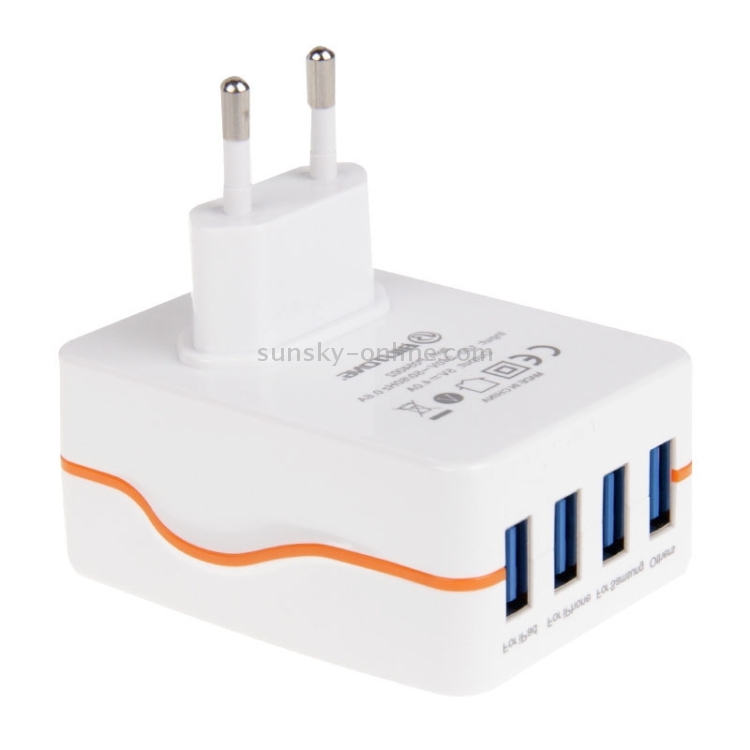 BiLiTong 4-Ports 5V 4A High Compatibility USB Charger Adapter with Light BiLiTong 4-Ports 5V 4A High Compatibility USB Charger Adapter with Light