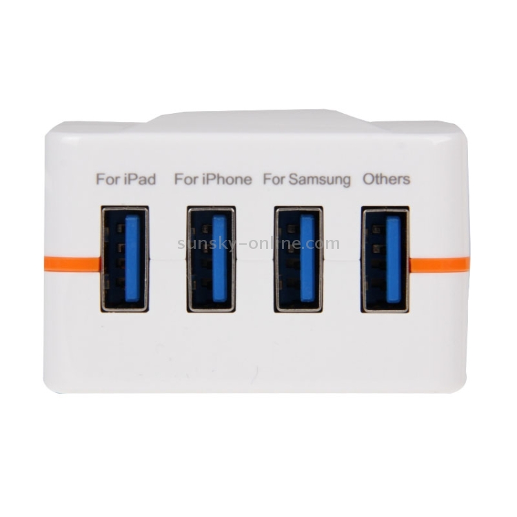 BiLiTong 4-Ports 5V 4A High Compatibility USB Charger Adapter with Light BiLiTong 4-Ports 5V 4A High Compatibility USB Charger Adapter with Light