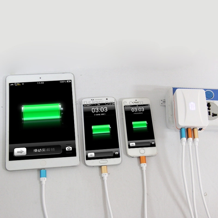 BiLiTong 4-Ports 5V 4A High Compatibility USB Charger Adapter with Light BiLiTong 4-Ports 5V 4A High Compatibility USB Charger Adapter with Light