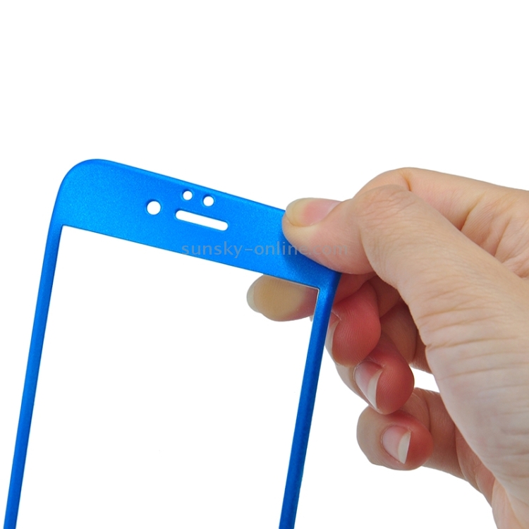 0.3mm 3D Curved Explosion-proof Tempered Glass Full Screen Film With Soft Colorized Frosted Carbon Fibre Edge for iPhone 6 Plus & 6s Plus(Blue) 0.3mm 3D Curved Explosion-proof Tempered Glass Full Screen Film With Soft Colorized Frosted Carbon Fibre Edge for iPhone 6 Plus & 6s Plus(Blue)
