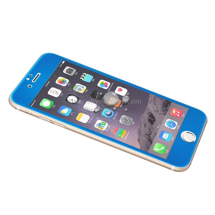 0.3mm 3D Curved Explosion-proof Tempered Glass Full Screen Film With Soft Colorized Frosted Carbon Fibre Edge for iPhone 6 Plus & 6s Plus(Blue) 0.3mm 3D Curved Explosion-proof Tempered Glass Full Screen Film With Soft Colorized Frosted Carbon Fibre Edge for iPhone 6 Plus & 6s Plus(Blue)