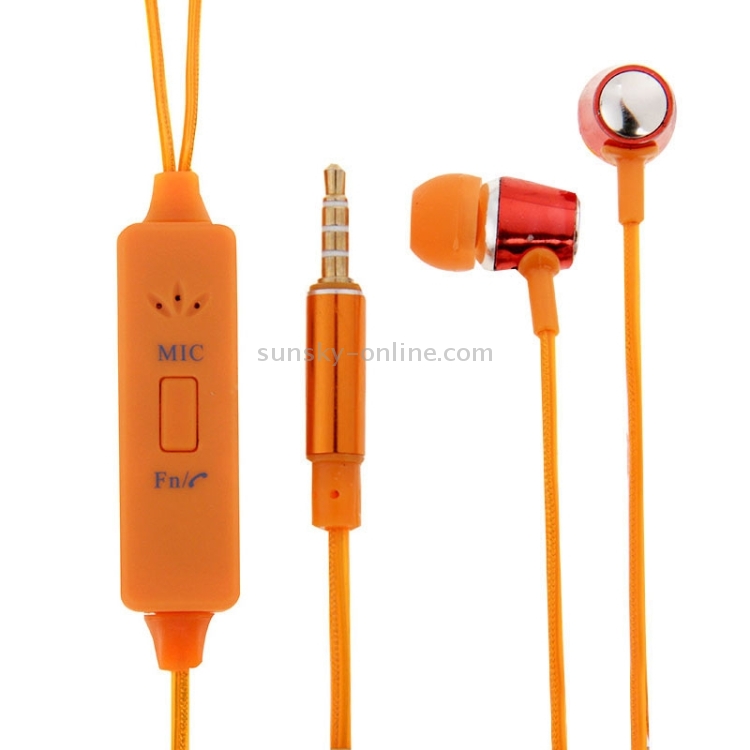 In-ear 3.5mm Universal Stereo Wired Light Glow Headset with Mic, Support Hands-free Call for iPhone 6 & 6 Plus, iPhone 6S & 6S Plus, Galaxy S6 / S6 edge / S6 edge+ / Note 5, HTC, Sony(Orange) In-ear 3.5mm Universal Stereo Wired Light Glow Headset with Mic, Support Hands-free Call for iPhone 6 & 6 Plus, iPhone 6S & 6S Plus, Galaxy S6 / S6 edge / S6 edge+ / Note 5, HTC, Sony(Orange)
